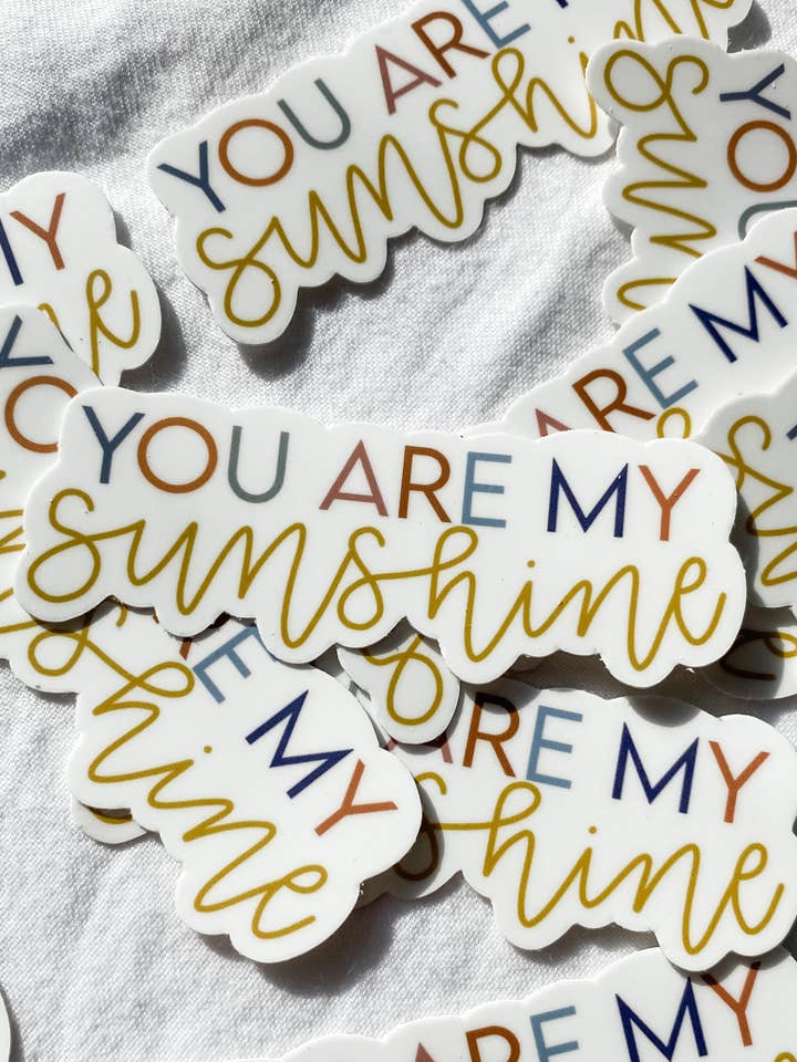 Jij bent mijn zonneschijnsticker voor wholesale door Detty Designs