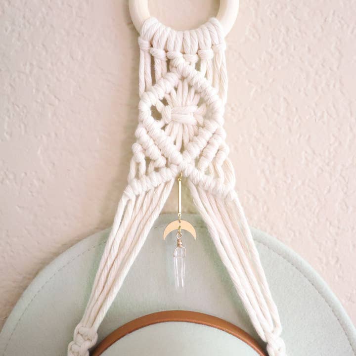 Under The Pines Goods - Wholesale Hat Rack - Macrame Hat Hanger | Boho Hat Display
