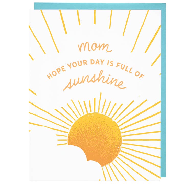 Smudge Ink - Wholesale Mother's Day Card - Sunshiny Day Mom Card
