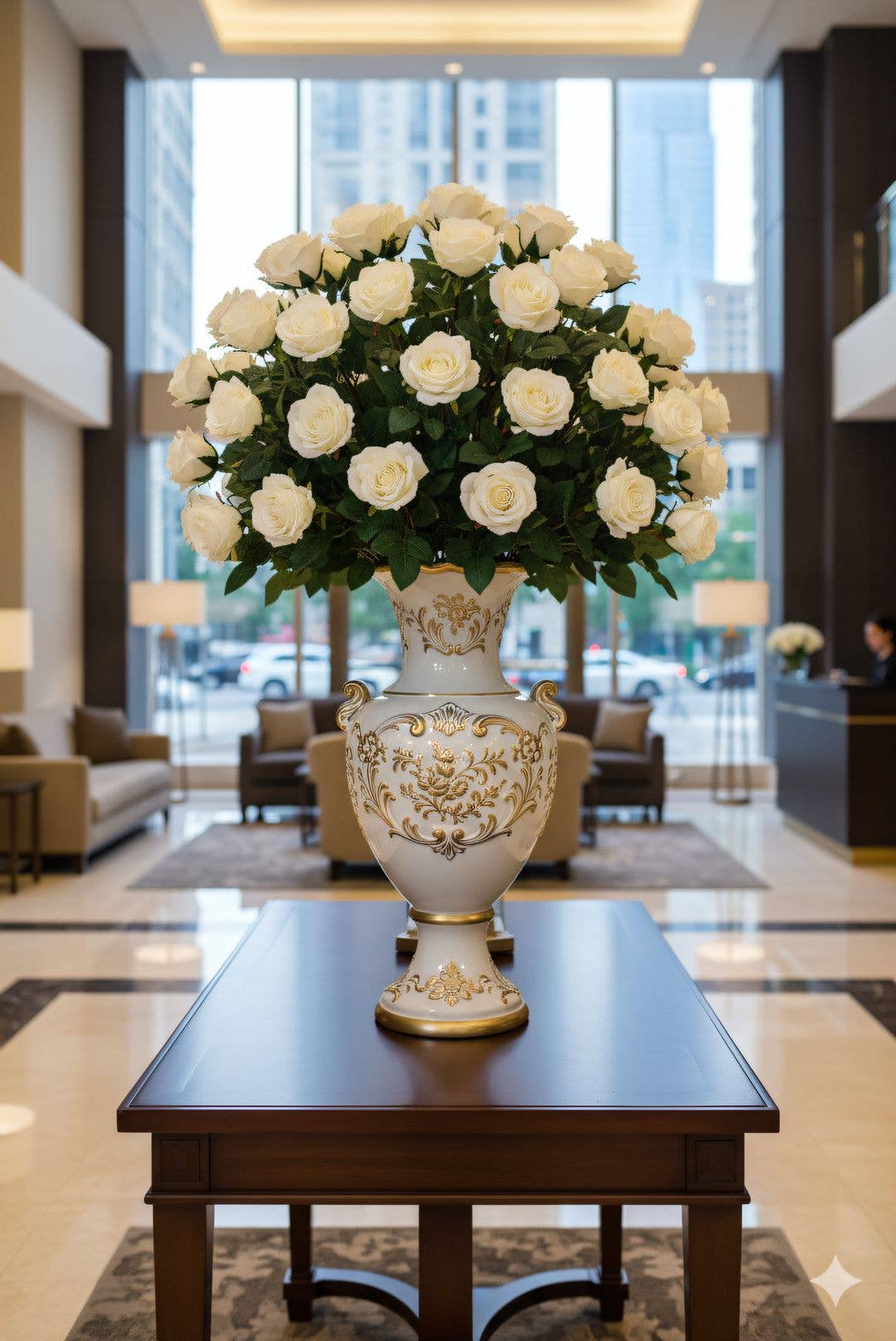 Larksilk - Wholesale Artificial flowers - 27" Real Touch Candle White Rose Artificial Flower6