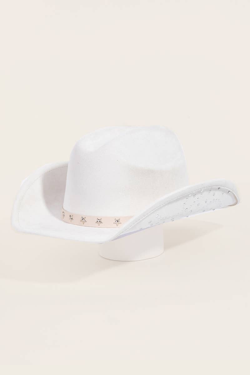 Anarchy Street - Wholesale Fedora - Dames - Cowboyhoed met studs van Western Star Band0