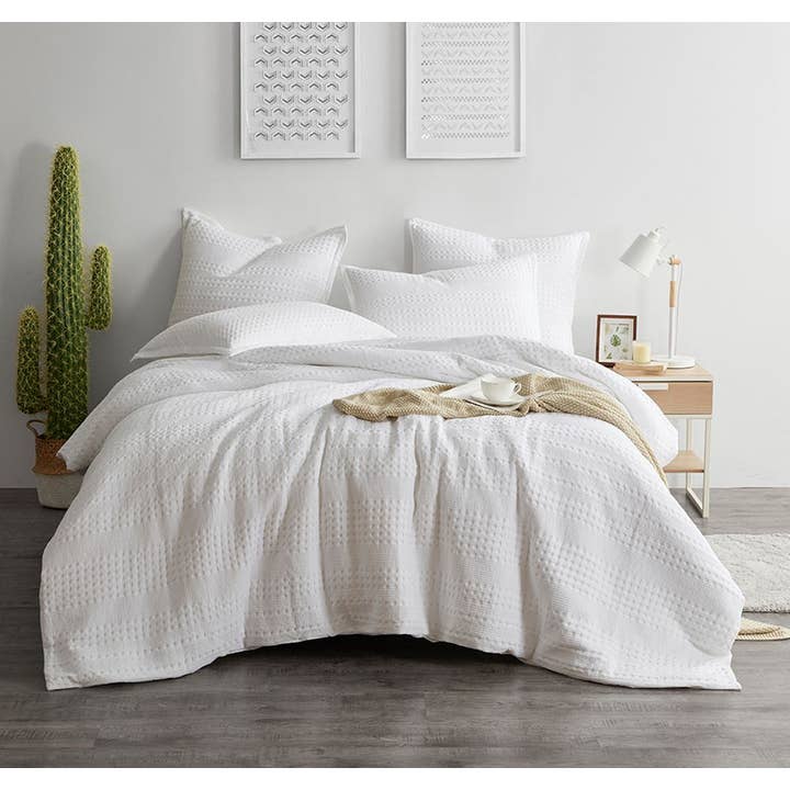 Waffle Euro Sham pour la vente par New Season Textile Inc