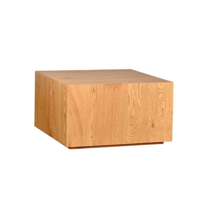 Opjet Paris - Wholesale Coffee table - Maxime square oak effect coffee table W60 D60 H36cm