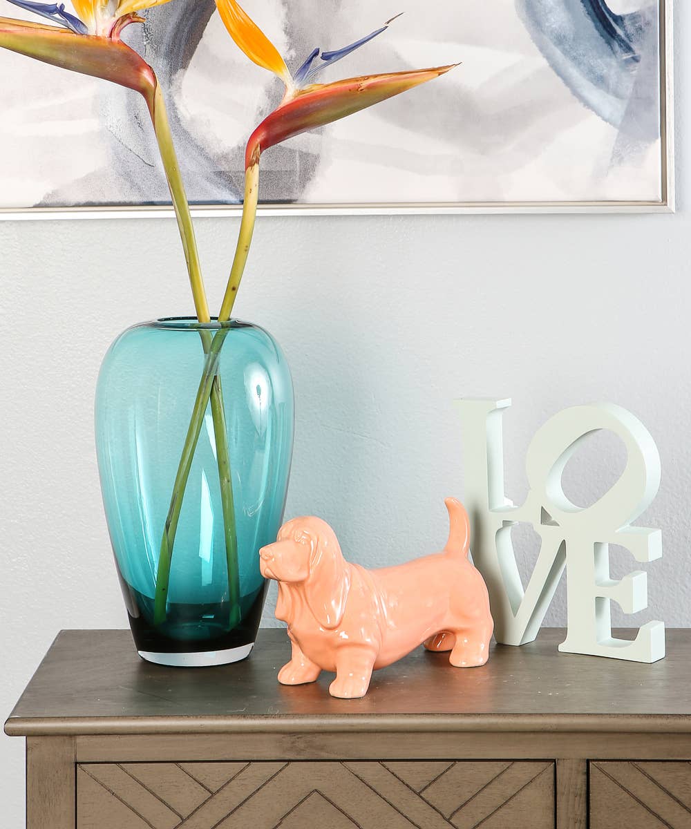 NAYOTHECORGI – Großhandel Dekofigur – Stehende Basset Hound Keramikstatue11