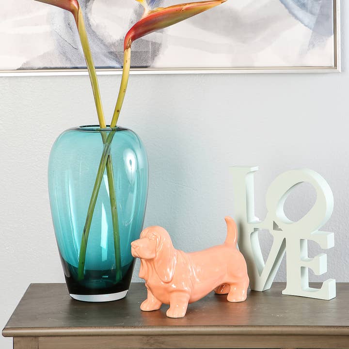 NAYOTHECORGI – Großhandel Dekofigur – Stehende Basset Hound Keramikstatue11