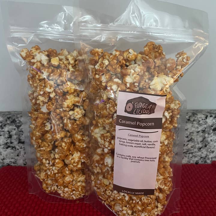 Caramel Popcorn for wholesale by O'fudgealicious