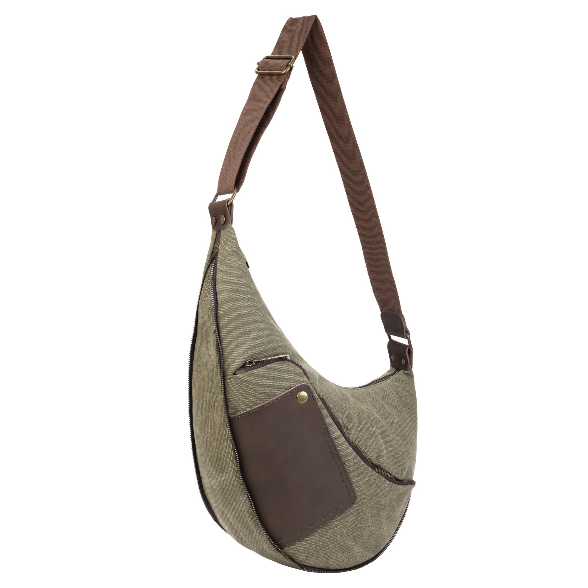 ZEDE PARIS - Vente Sac porté épaule – femme - ANVERS - Sac Bandoulière - Toile et cuir1