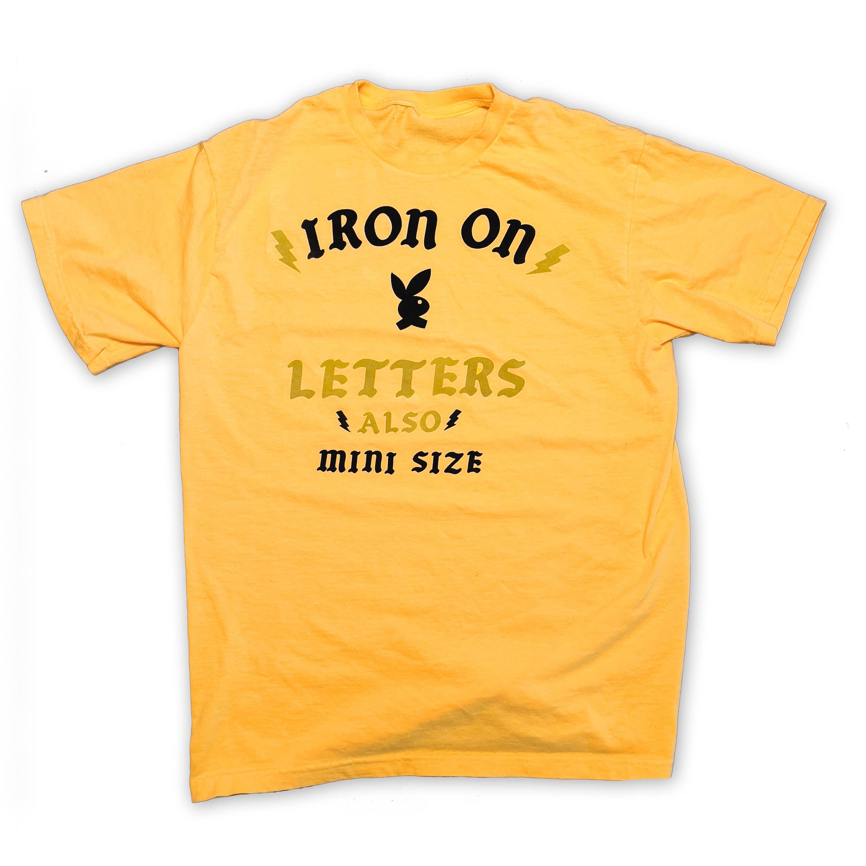 World Famous Original - Wholesale Sublimatie-transfer - Opstrijkbare sets met gevlokte letters0