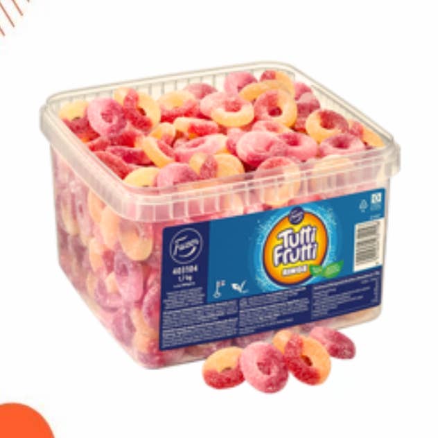 Nordicbangers - Swedish Candy Supply - Wholesale Gummy - Swedish Candy - TUTTI FRUTTI RINGS3