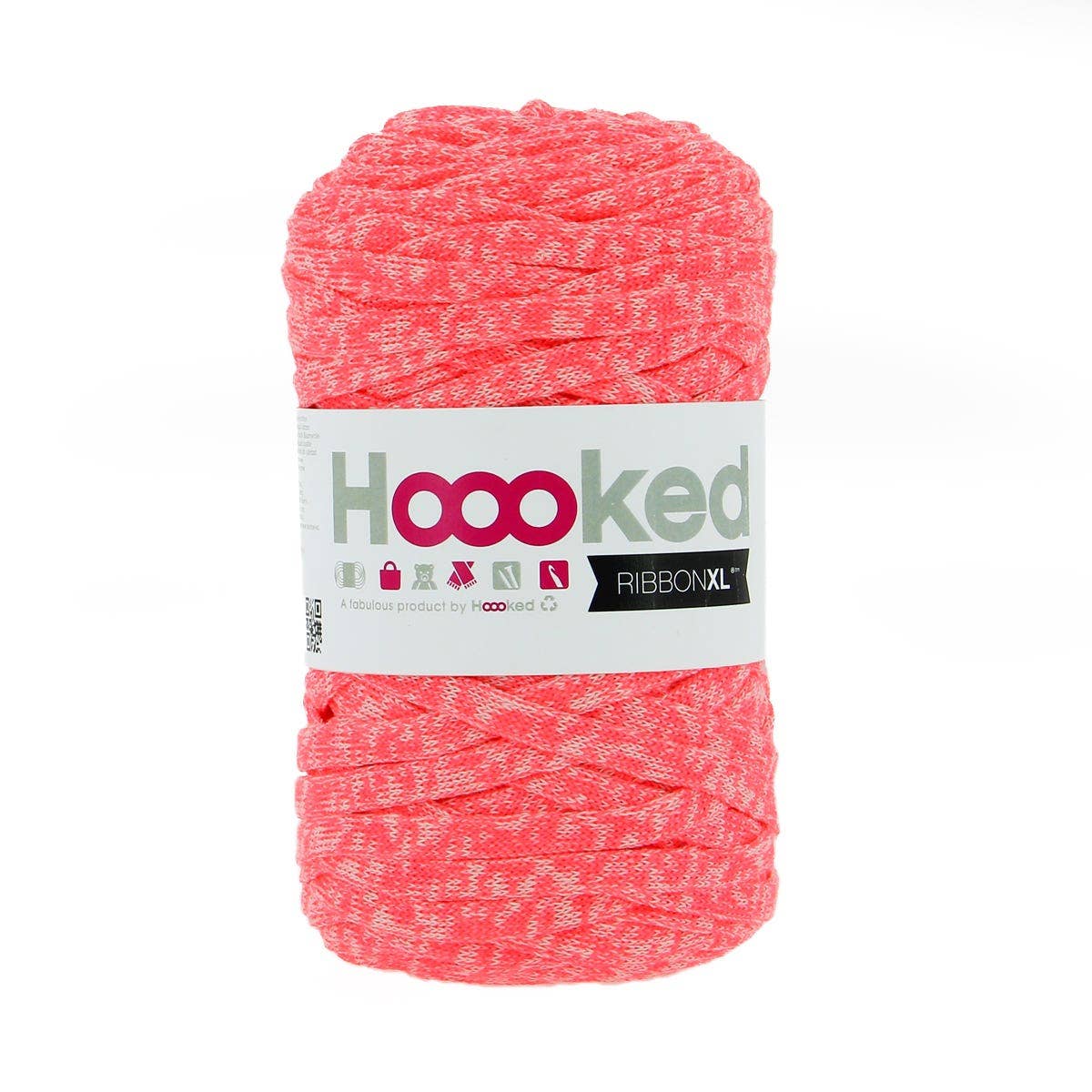 Hoooked Yarns - Venta al por mayor Hilos - Ribbon XL Neon - Hilo neón grueso y vibrante17