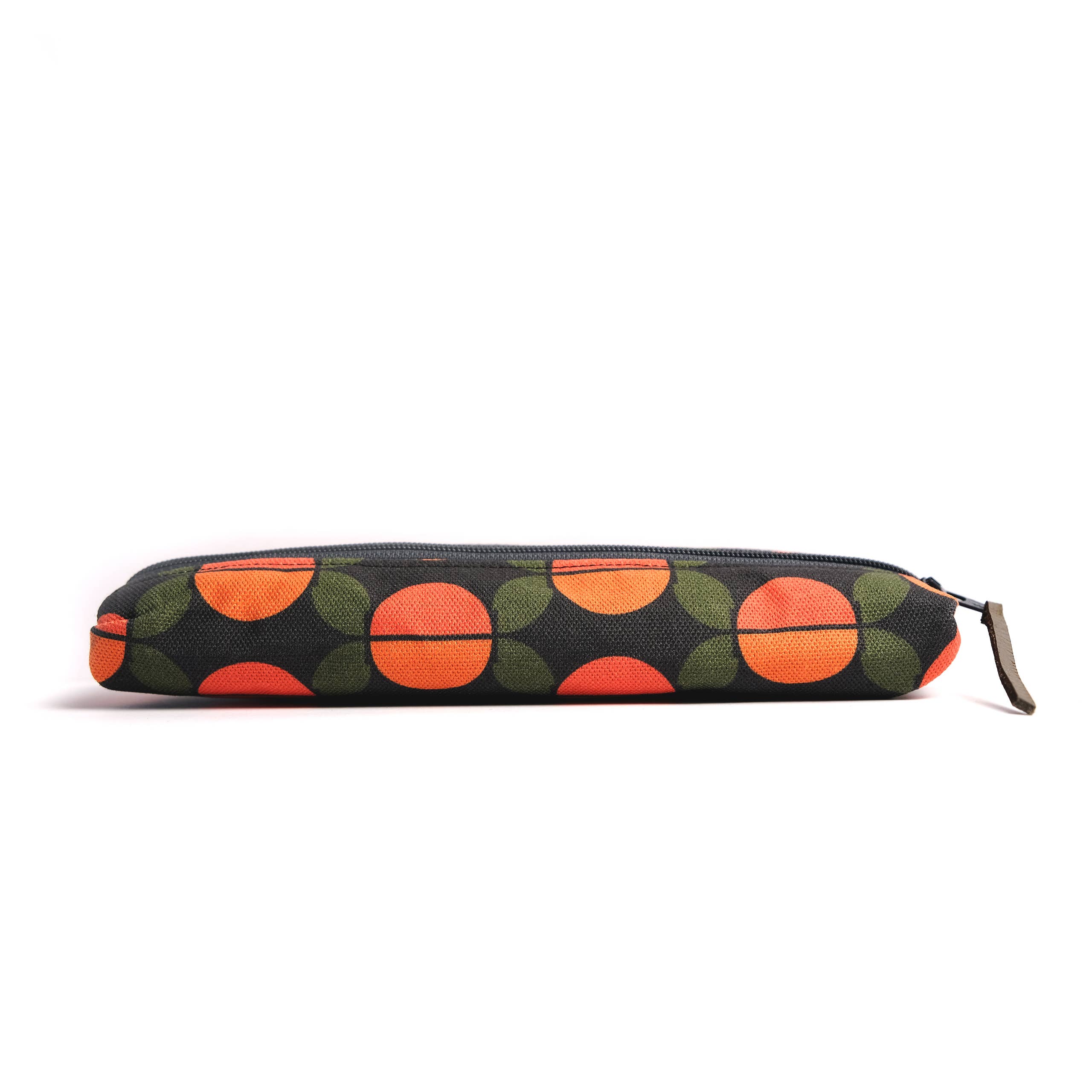 Storigraphic® - Wholesale Pencil Case/Pouch - Pen and Pencil Case — Seventies 6 — Cotton, YKK Zipper1