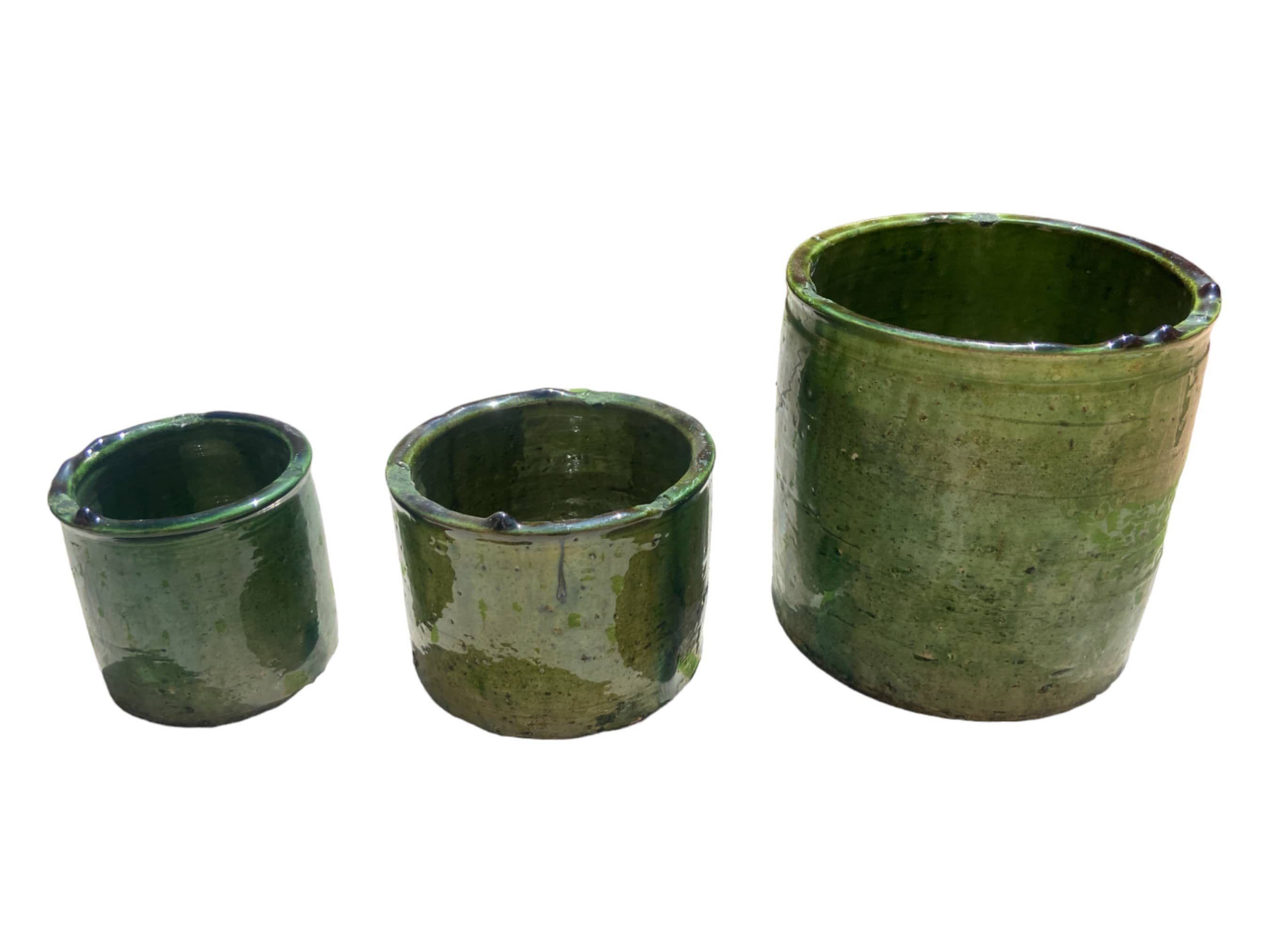 Moroccantastics - Wholesale Plant Pot - Handmade Tamegroute Green Planter / Candle Vessel7