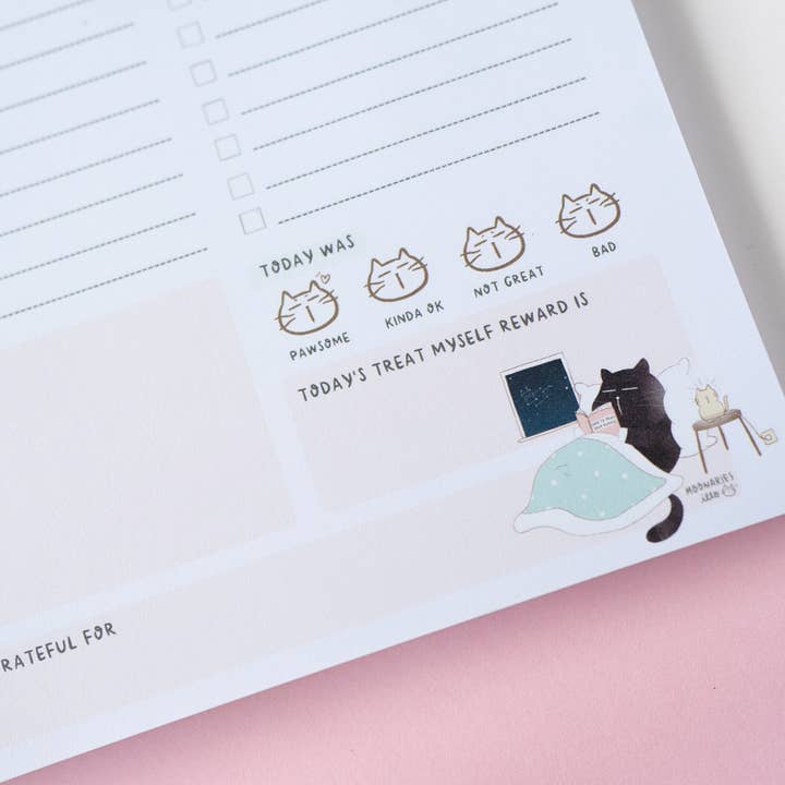 Moonaries illo - Wholesale Planner - Black cat daily planner3
