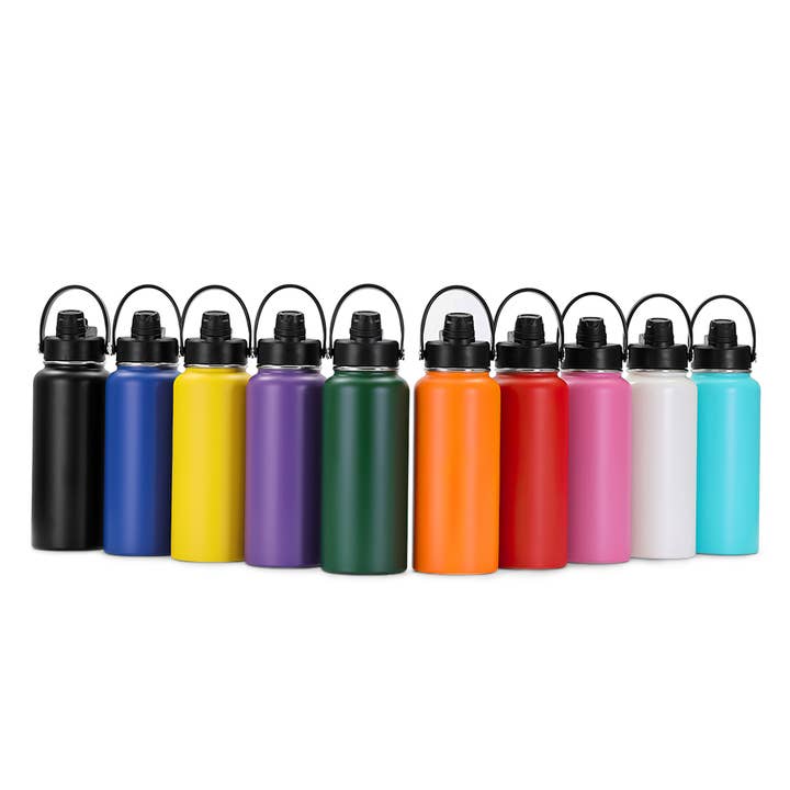 Makerflo 32 oz Hydro Powder Coated Water Bottle, 2-in-1 Lid and other Purchase Wholesale r o water bottle. Free Returns & Net 60 Terms on Faire trending on Faire.