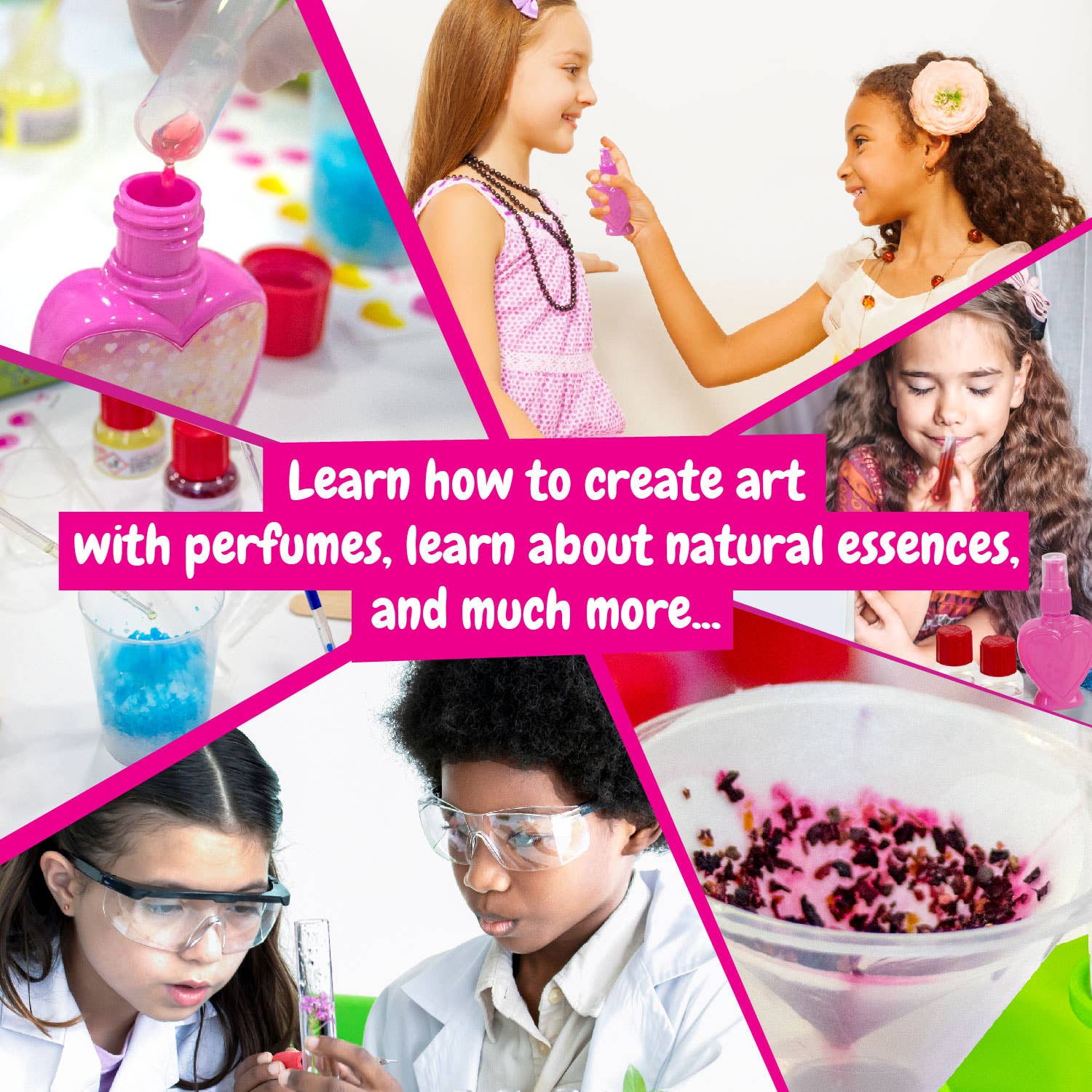 Science4you - Wholesale DIY Craft Kit - Kids - Perfume Factory DIY Cosmetic Kit (7 languages)4