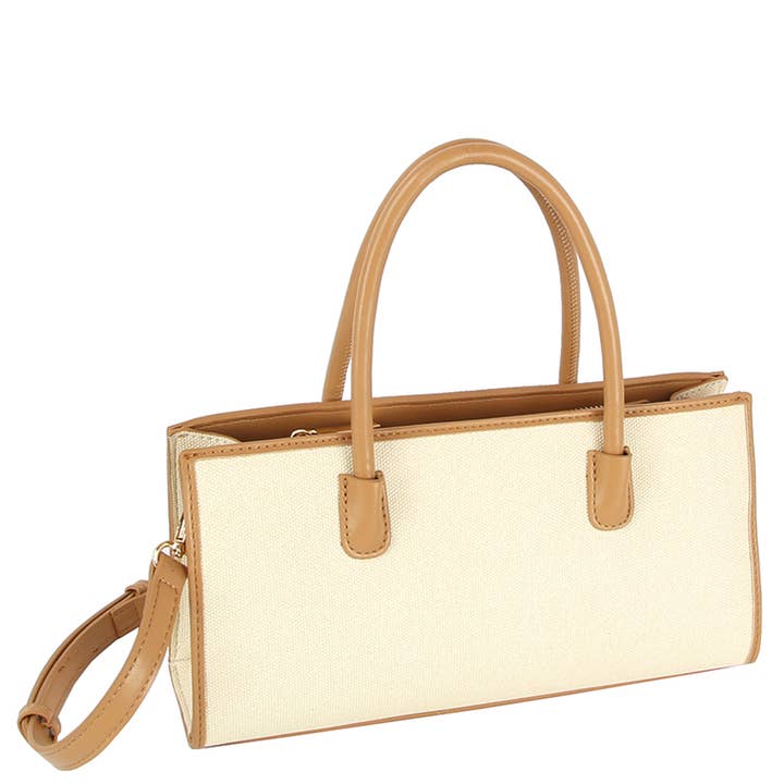 MALA COM PUNHO TEXTURIZADO BICOLOR, CSD 007 por atacado de JOIA ACCESSORIES