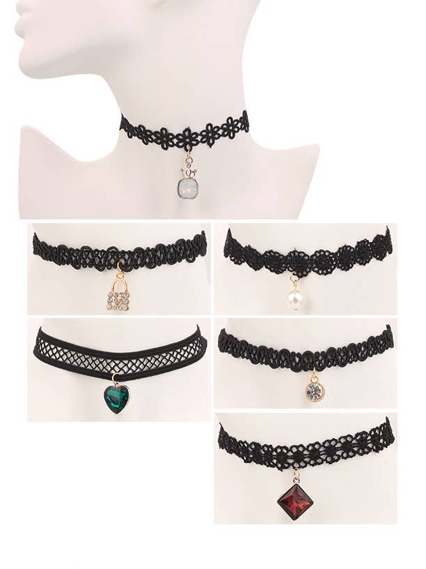 Lace Chokers for wholesale by Puka Creations