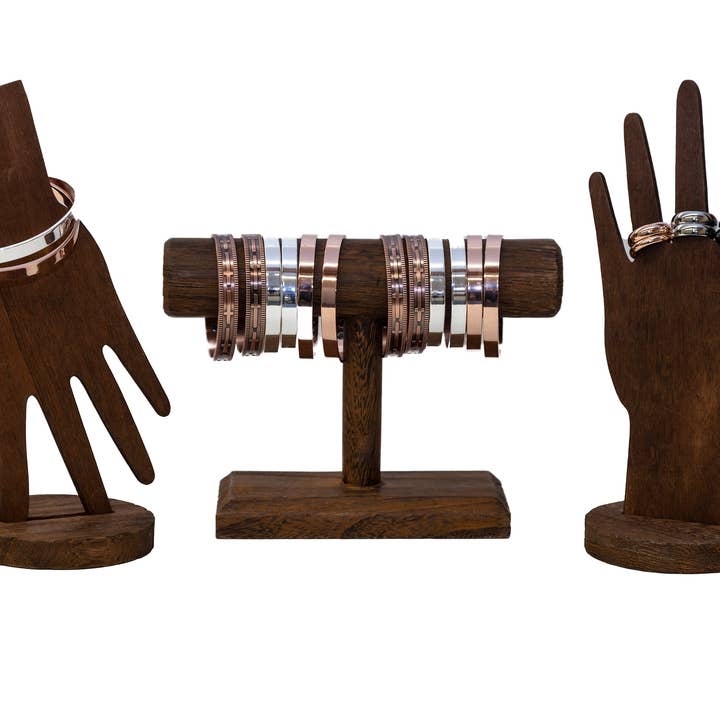 Brown Hand Display for wholesale by Magnehealth