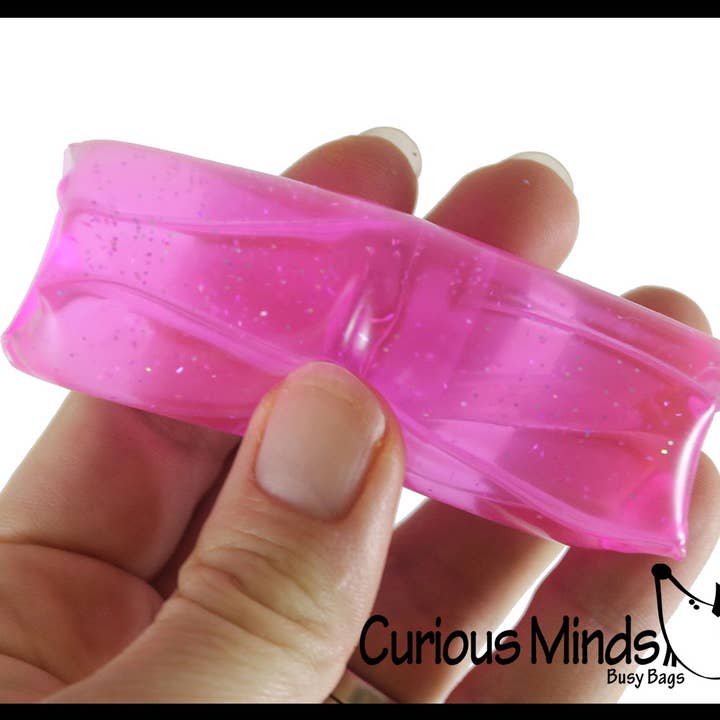 Curious Minds Toys - Wholesale Fidget Toy - Kids - 1 Small Glitter Water Trick Snake - Stress Toy Gag Wiggler
