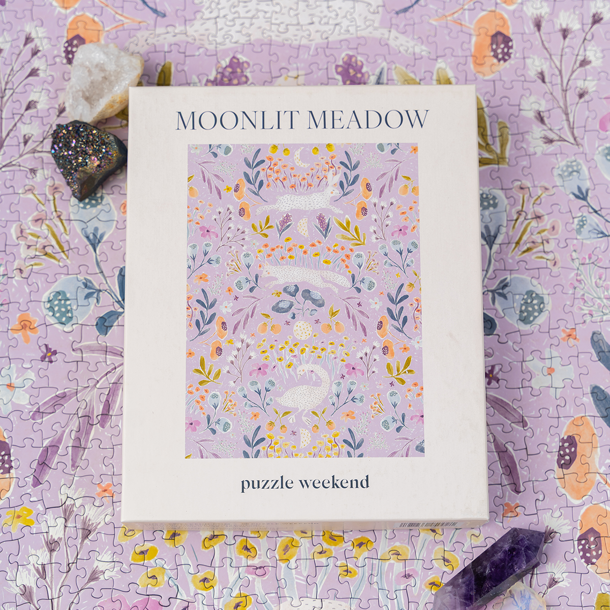 Puzzle Weekend – wholesale Puzzle – Adult – Moonlit Meadow 1000 Piece Jigsaw Puzzle2