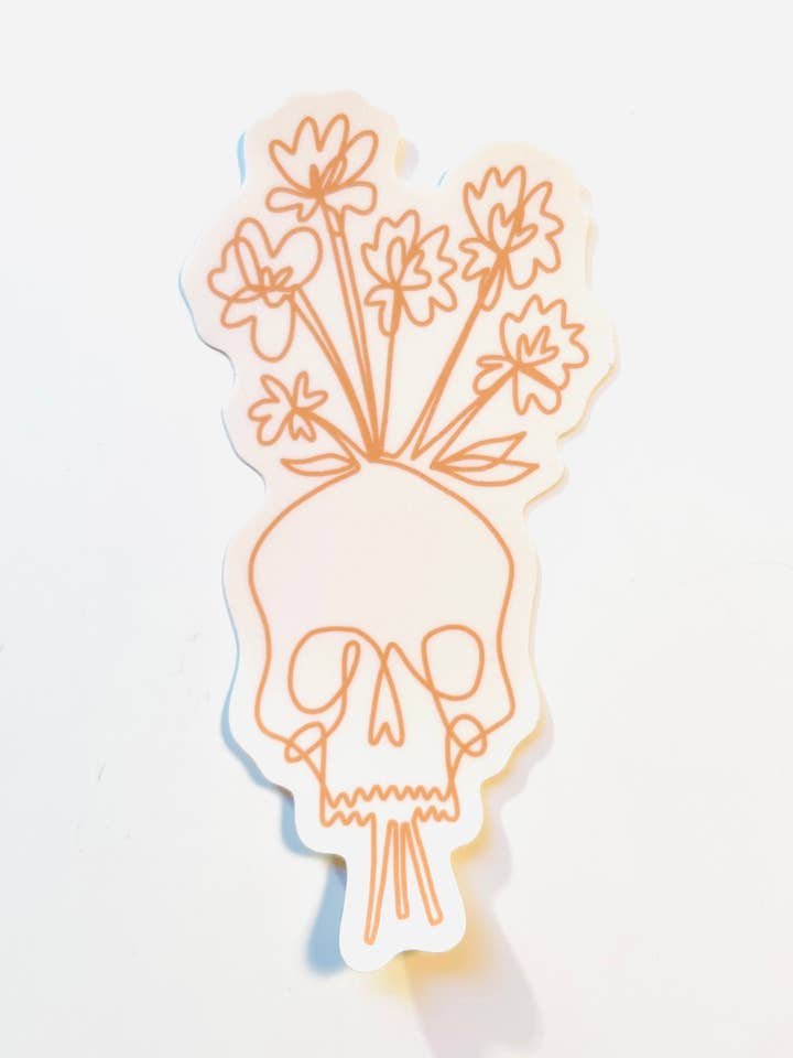 Muerte-sticker voor wholesale door Mercedes Tabish Illustration