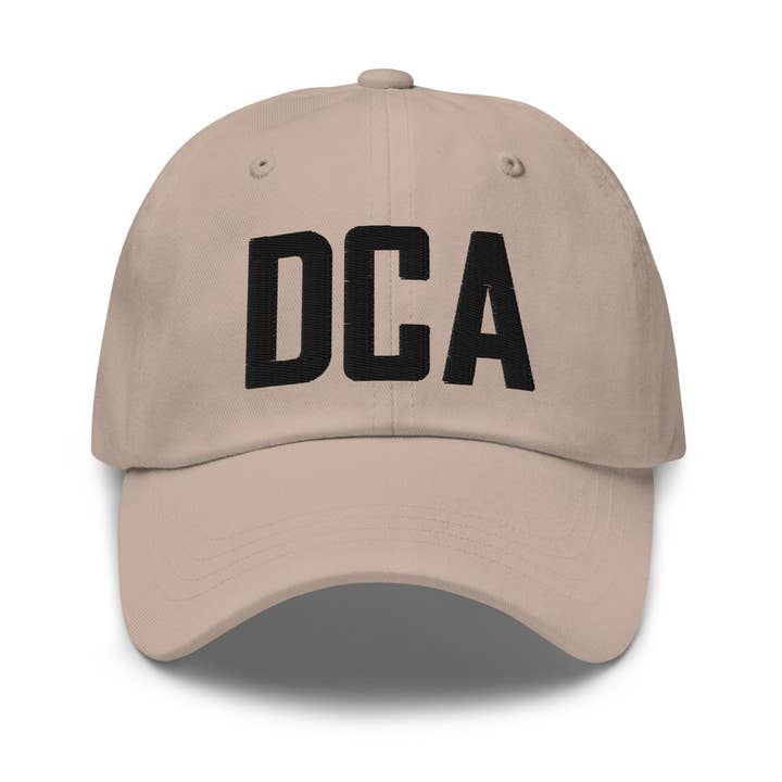 CRE PYT - Wholesale Baseball Cap - Unisex - DCA Airport Code Embroidered Dad Hat Washington DC District of Columbia Arlington Virginia7