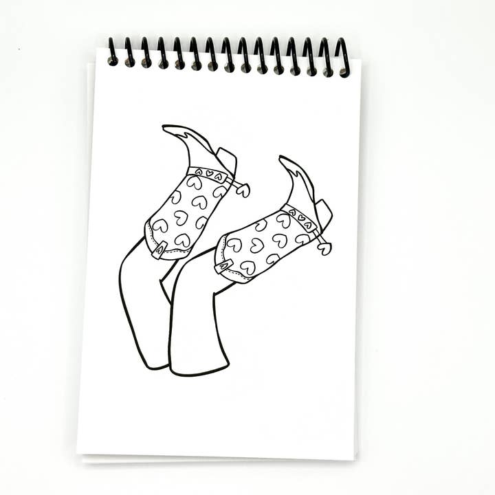 Elizabeth Riley Paperie - Wholesale Colouring and activity book – adult - Western Coloring Book - Unique Gifts 7