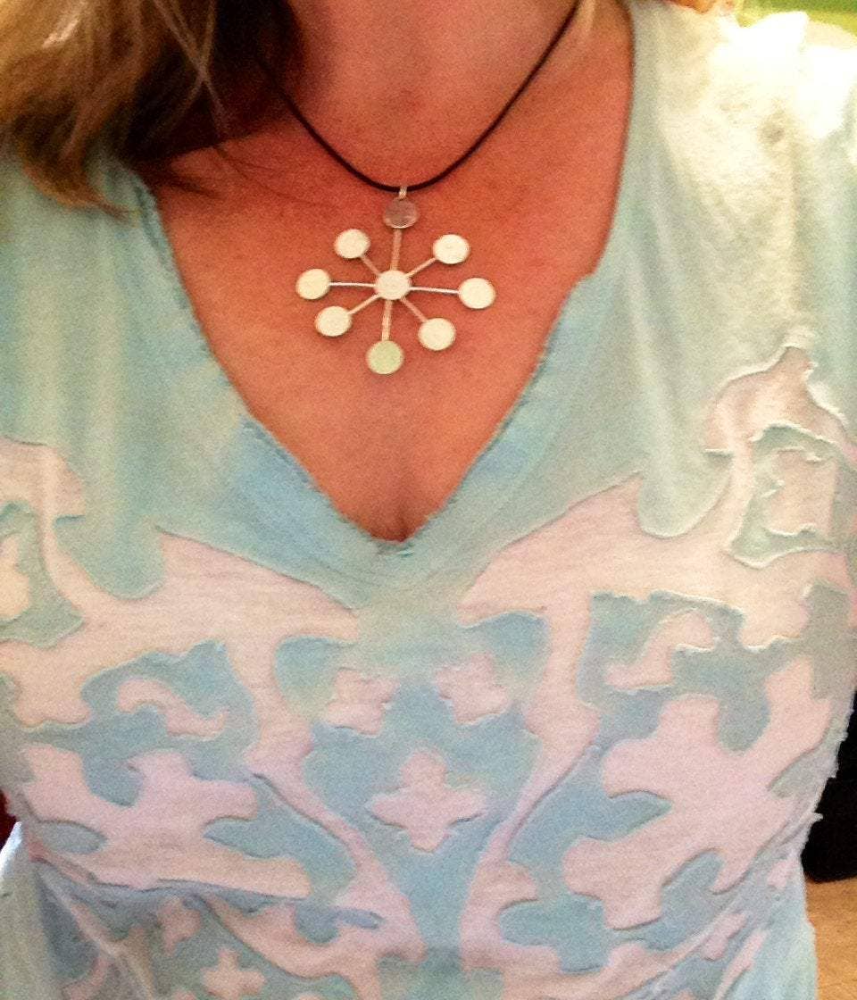 Kitty Stoykovich Designs - Wholesale Pendant/Charm Necklace - Silver Starburst Necklace4