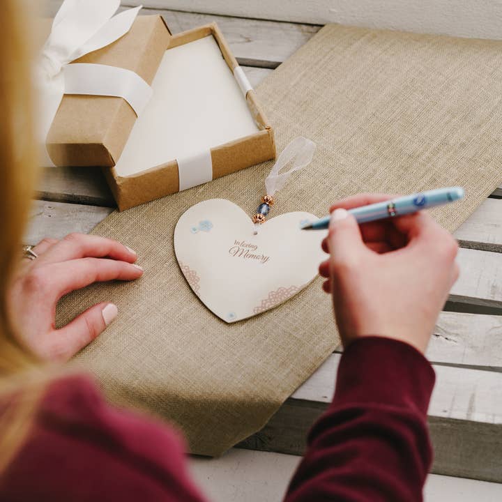 Pavilion - Wholesale Ornament - Forever In My Heart - 3.5" x 4" Heart-Shaped Ornament1