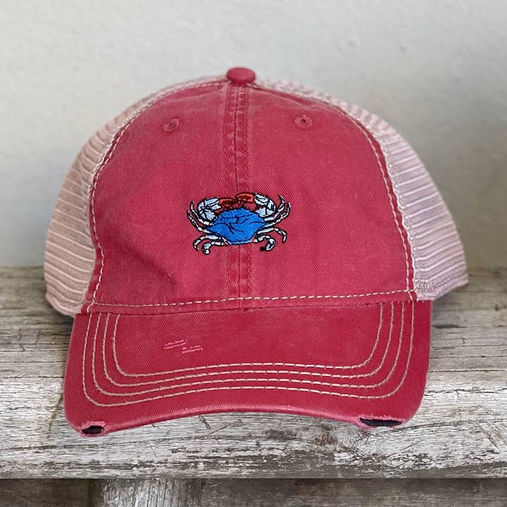 Gorra de béisbol - Blue Crab para venta al por mayor de WHEREable Art, LLC