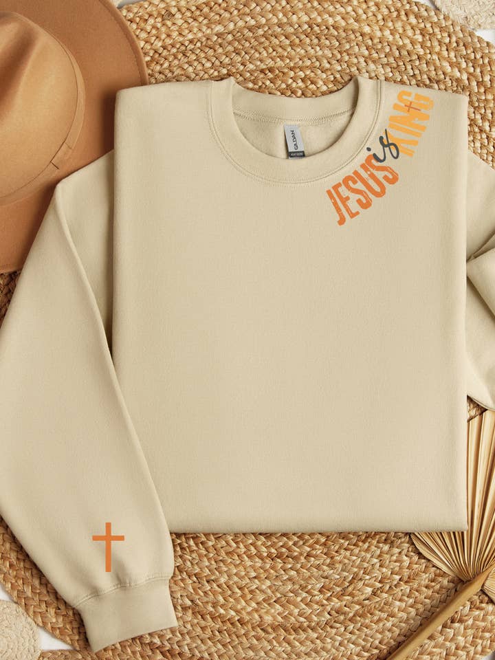 Jesus Is King- Tee or Sweatshirt for wholesale by Forty One Threads Wholesale