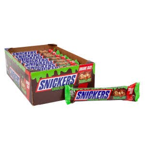 L&F Universal Goods - Wholesale Chocolate Bar - Snickers Ghoulish Green Share Size 24/3.29OZ