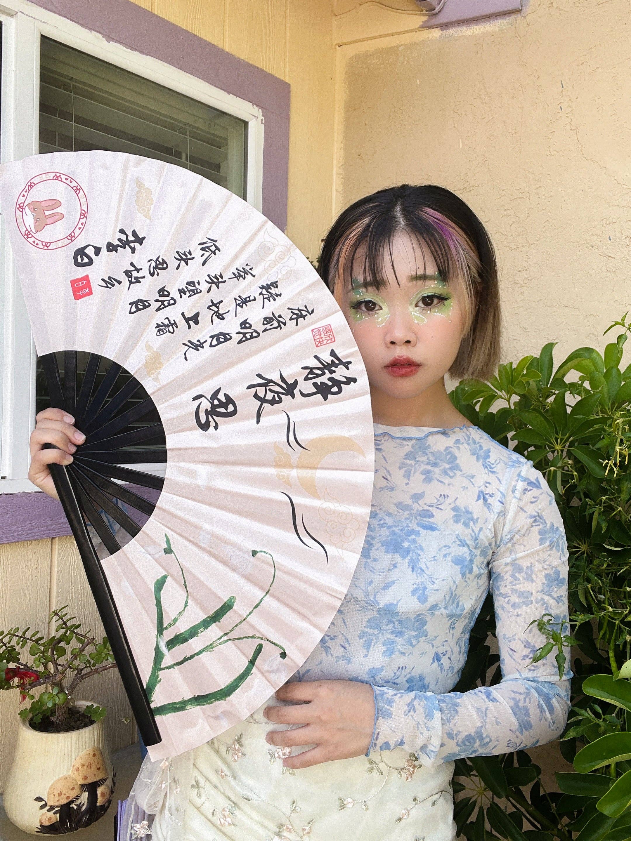 Euphoric Sun Inc - Wholesale Handheld Folding Fan - Festival/Rave Handheld Fans8