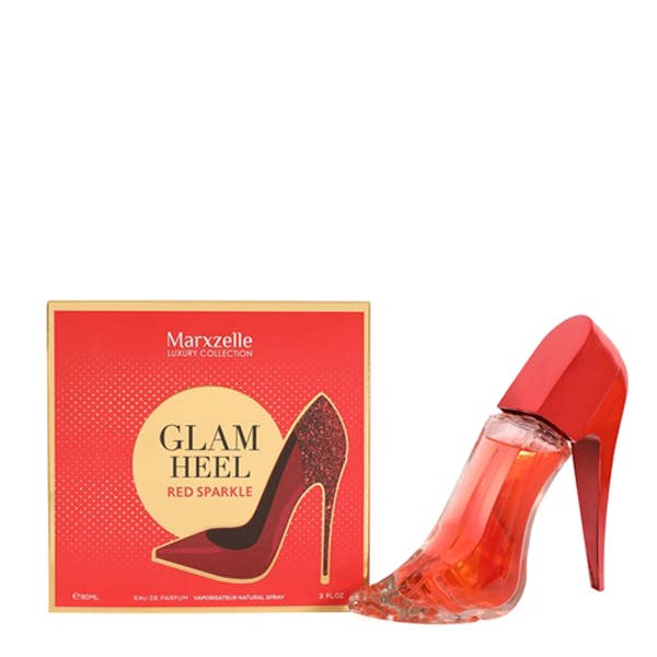 GLAM HEEL RED SPARKLE SPRAY PERFUME EAU DE PARFUM FOR WOMEN for wholesale by My Wholesale Fashion