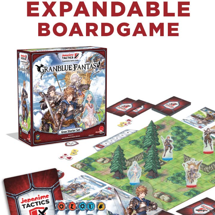Japanime Games - Wholesale Card Game - Boardgame Japanime Tactics Granblue Fantasy Gran Starter Set
