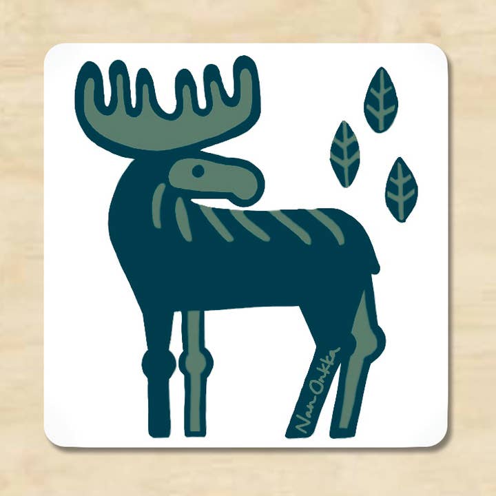 Nan Onkka Prints - Wholesale Sticker - Moose Sticker0