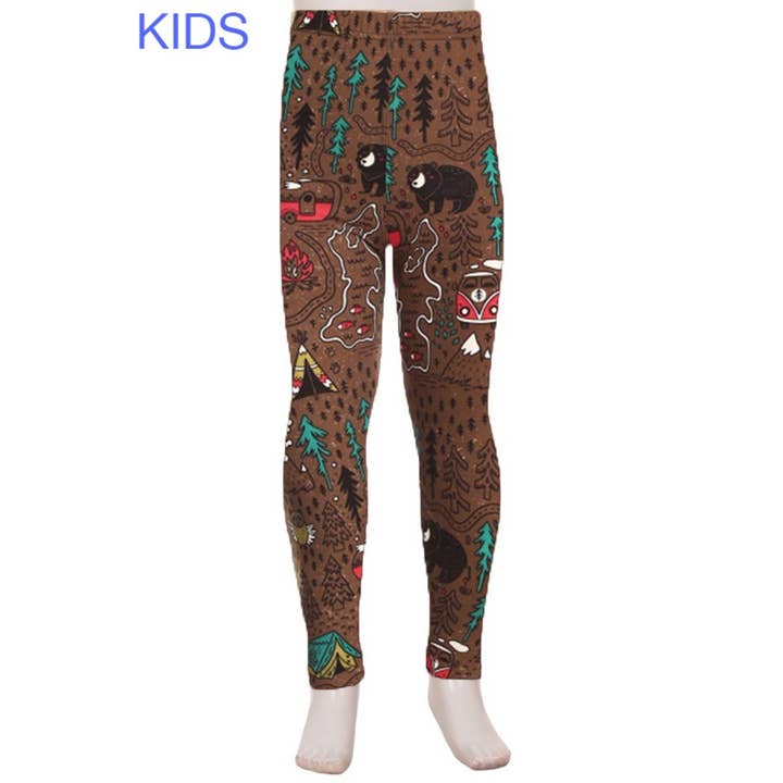 Buttery Soft Print-Leggings für Kinder für den Großhandel von Leggings Depot