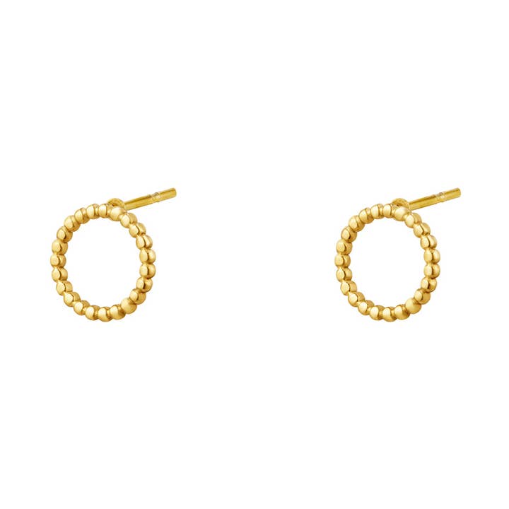 Beaded Circle Øreringe for engroshandel hos SHINE BUY