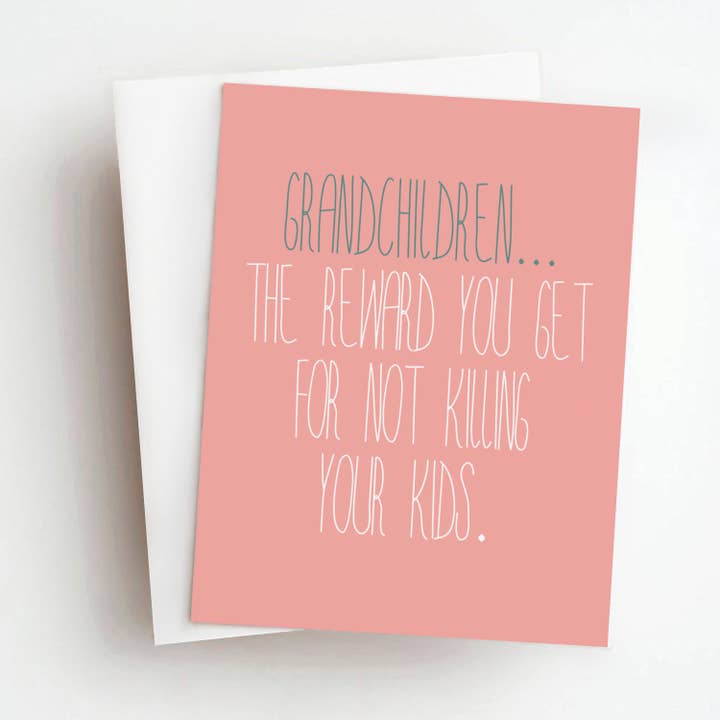 Grappige wenskaart voor elke dag van de kleinkinderen voor wholesale door Skel & Co