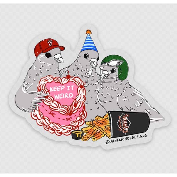 *preorder* Keep It Weird Sticker for wholesale by Jane W. Choi Designs