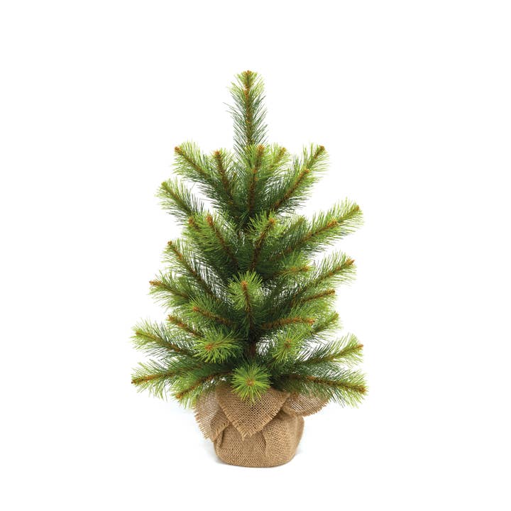 Saybrook Lane - Wholesale Artificial Christmas Tree - Empire Pine Tree w/Burlap Base, 24"