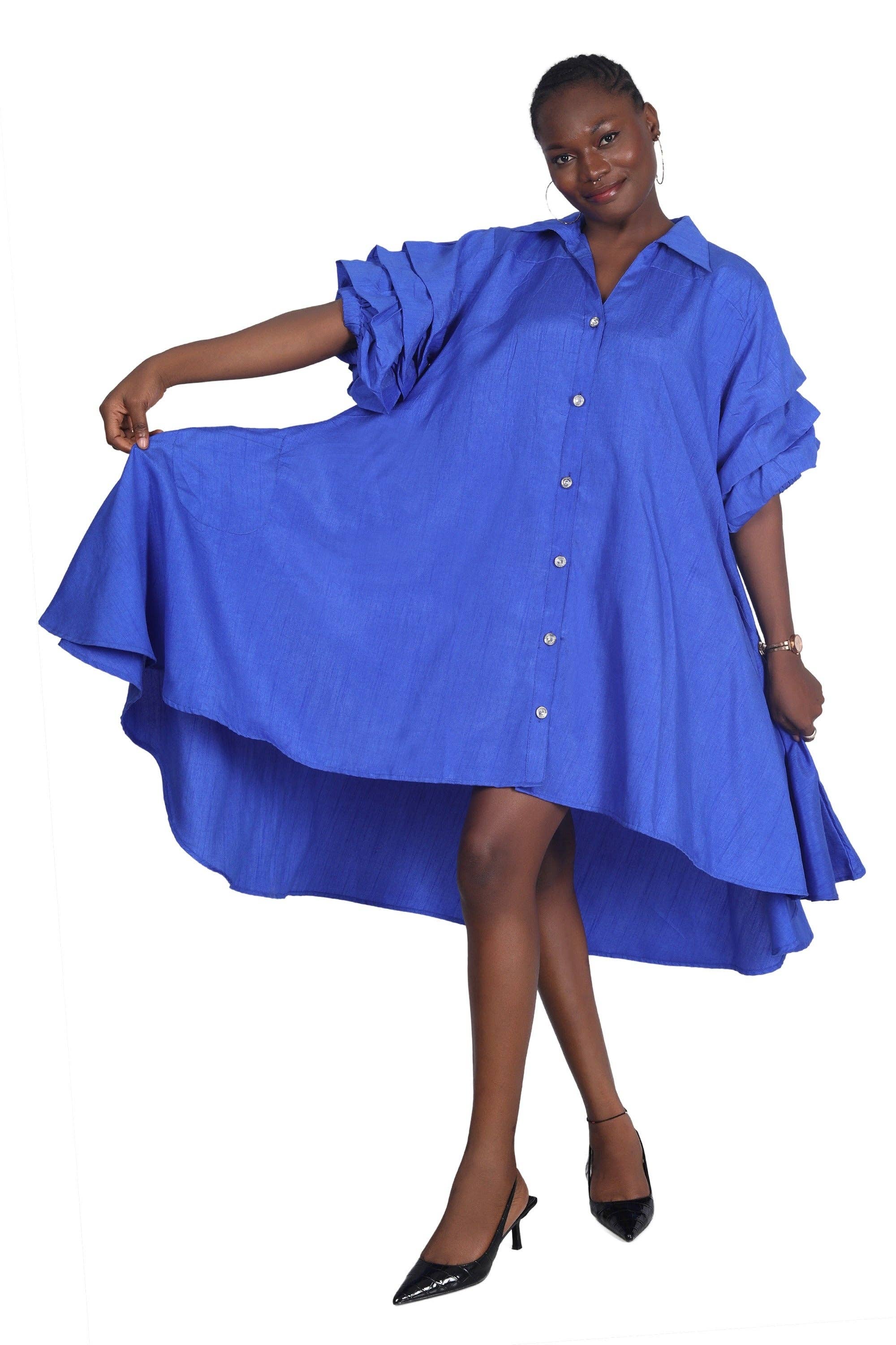 Advance Apparels - Wholesale Dress - Women's - Hi-Lo Dress w/ "Blessed" AD-2501328