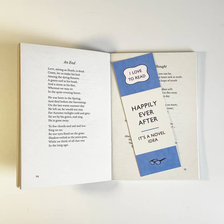 Classic Blue Penguin Paperback Bookmark for wholesale by PaperPaper Ltd
