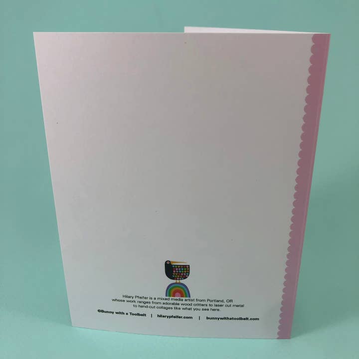 Bunny with a Toolbelt - Wholesale Everyday Greeting Card - You Rock! Greeting Card2