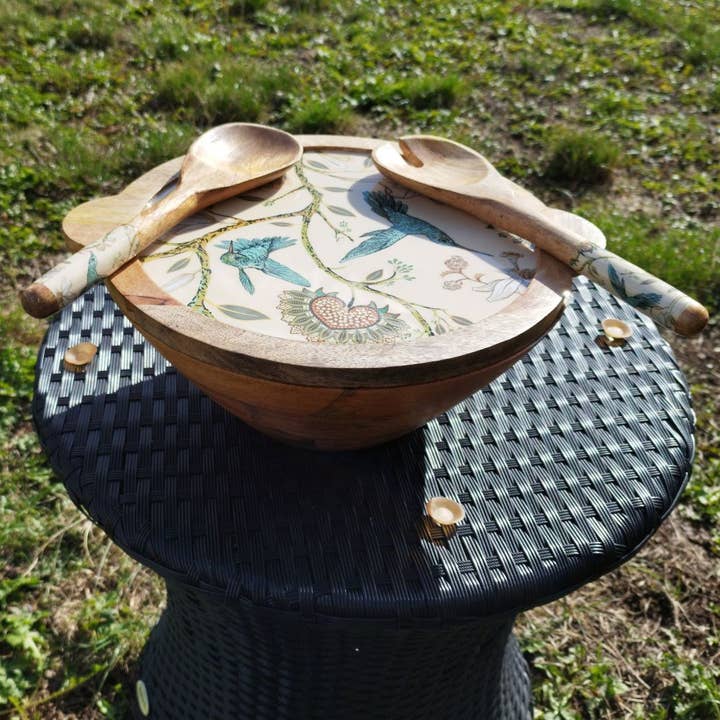 Hartsmede - Wholesale Serve Bowl - Large Serving Bowl Set with Lid & Serving Spoons Ideal Gift17