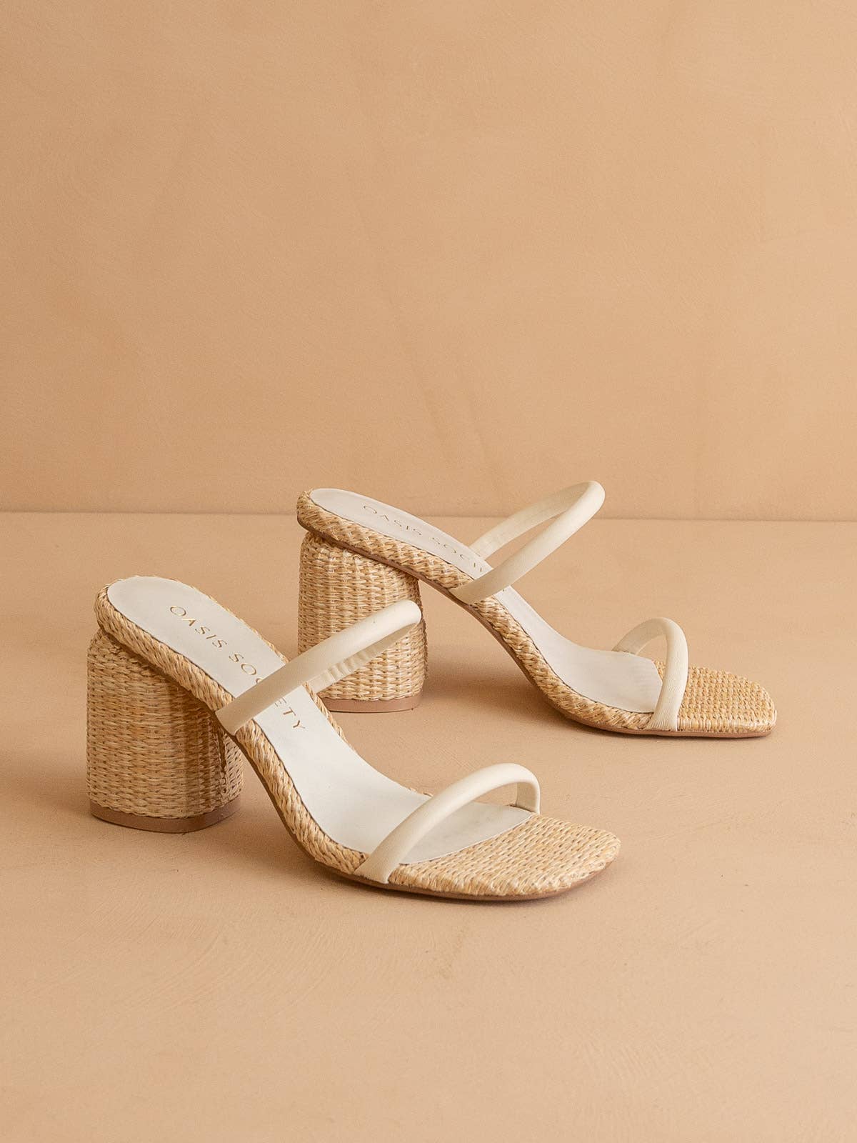 The Margaret Beige | Rattan Heel for wholesale on Faire1