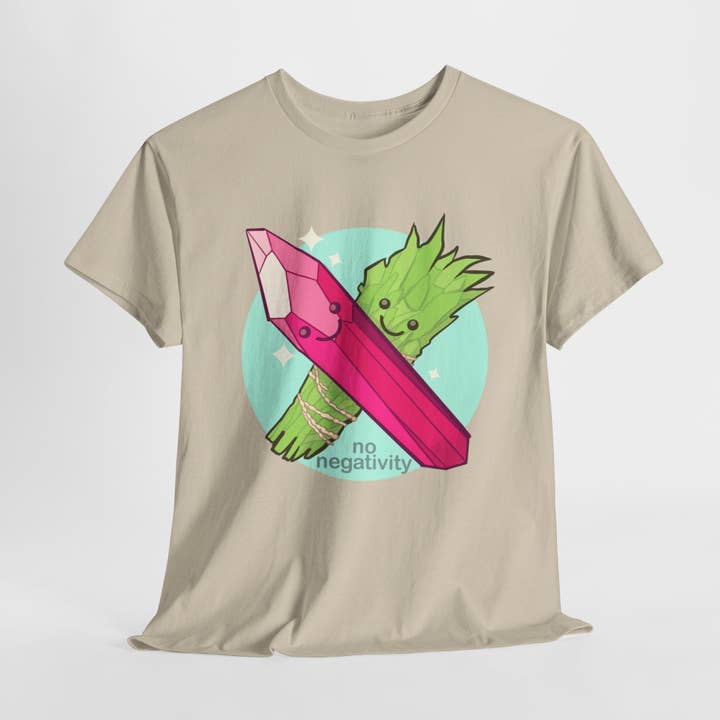 No Negativity Unisex Heavy Cotton Tee for wholesale by LVB Art