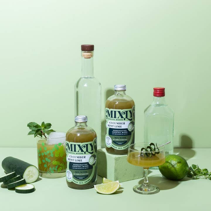 Mixly - Wholesale Cocktail Mix/Syrup - Cucumber Mint Lime Mixer