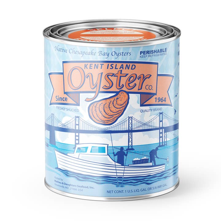 Vintage Kent Island Oyster Style Candle for wholesale by Annapolis Candle