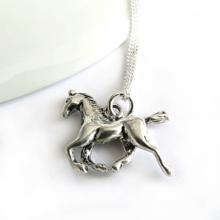 Aye Do Gifts - Vendita all'ingrosso Collana con ciondolo/pendaglio - Collana in argento con ciondolo cavallo